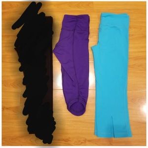 2 Lululemon Leggings Capris - Size 6 BUNDLE
